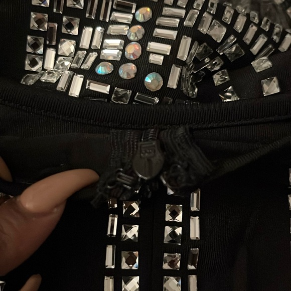 NWOT Rhinestone Encrusted Romper - Picture 5 of 5